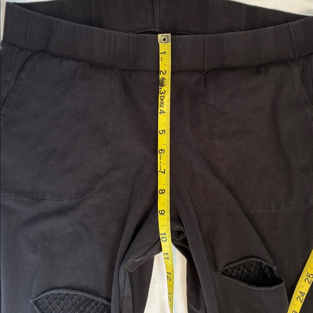 Torrid Black Leggings Size 2 Distressed Fishnet - Picture 8 of 13